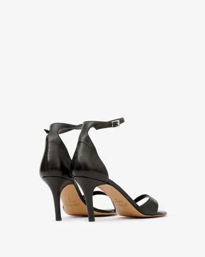 Shop Isabel Marant Ailisa Sandalen In Schwarz