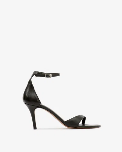 Shop Isabel Marant Ailisa Sandalen In Schwarz