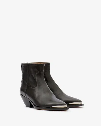 Shop Isabel Marant Boots Adnae In Schwarz