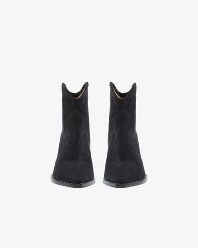 Isabel Marant Stiefeletten Darizo Aus Veloursleder In Black