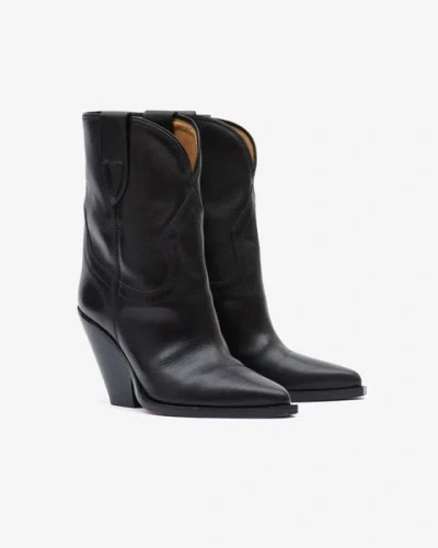 Shop Isabel Marant Boots Leyane In Schwarz