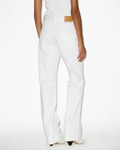 Shop Isabel Marant Hose Belvira In Weiss