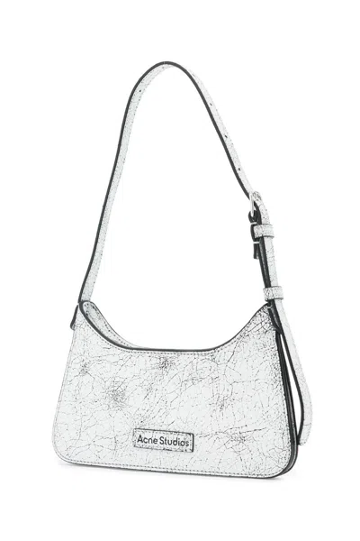 Acne Studios Small Micro Platform Shoulder Bag In White