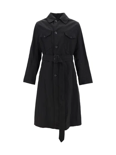 Shop Maison Margiela Margiela Men Trench Coat In Black