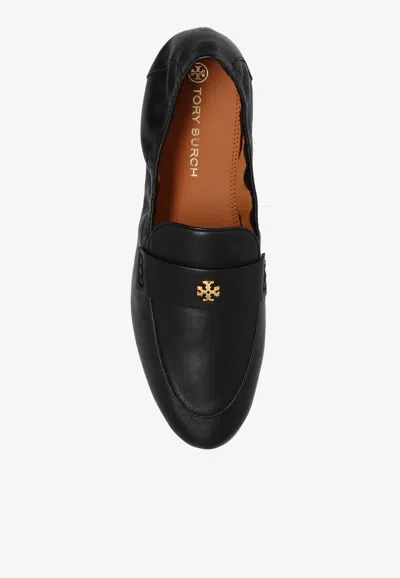 Tory Burch Nappa Leather Ballerina In Black