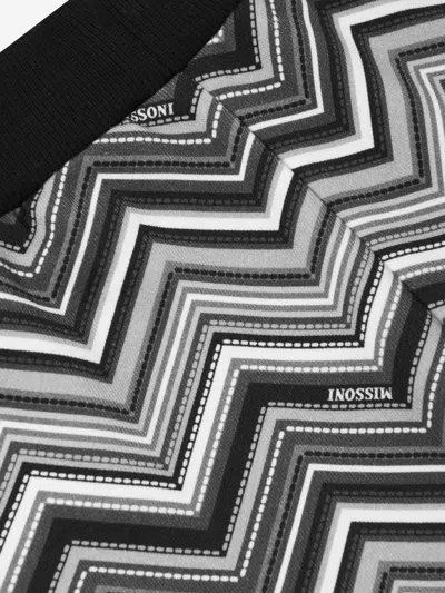Missoni Chevron-print Bermuda Shorts In Black