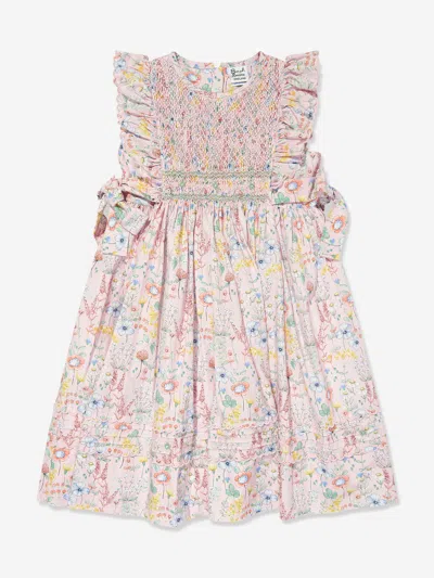 Sarah Louise Floral-print Dress In Multicoloured