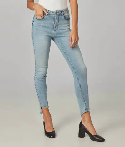 Lola Jeans Alexa High Rise Skinny Jean In Dusty Sky In Multi