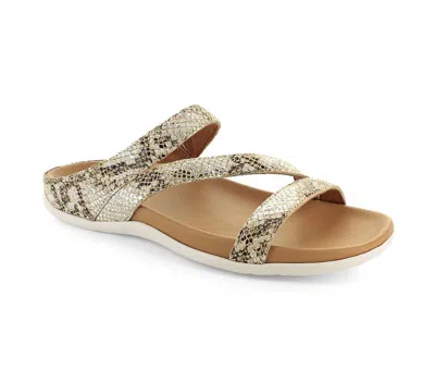 Strive Women's Trio Sandals In Met Snake In Multi