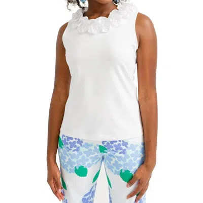 Sailor - Sailor Cricket Sleeveless Top In White In White