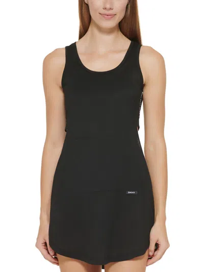 Dkny Swimwear Womens Summer Beachwear Cover-up In Black