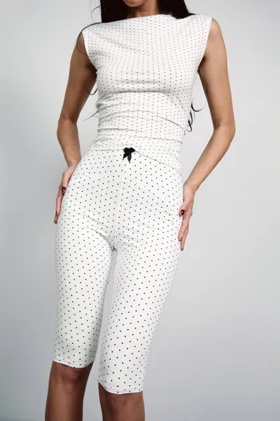 Bcap Jane Short In Black Polka Dot