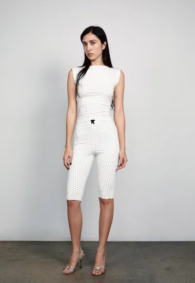 Bcap Jane Short In Black Polka Dot
