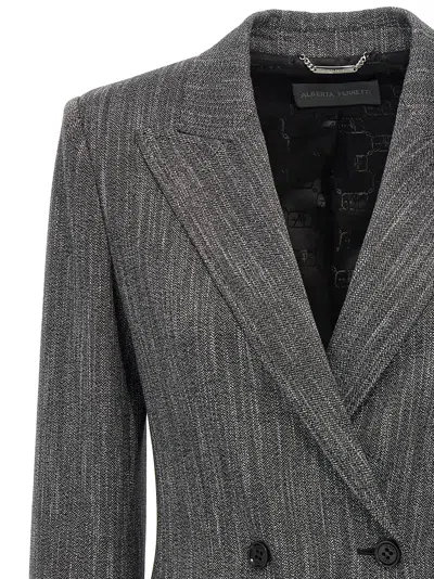 Shop Alberta Ferretti Double Breasted Blazer