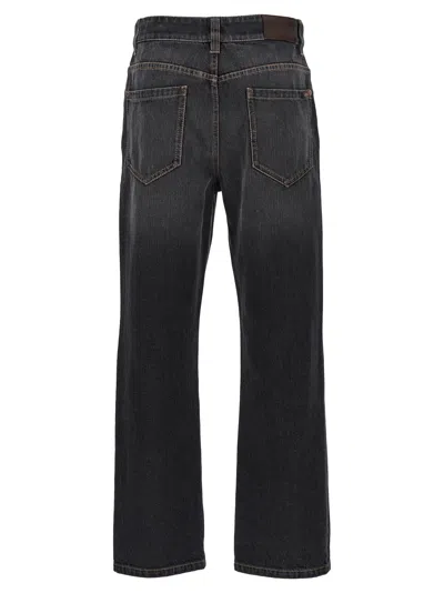 Shop Brunello Cucinelli 'monile' Denim Jeans