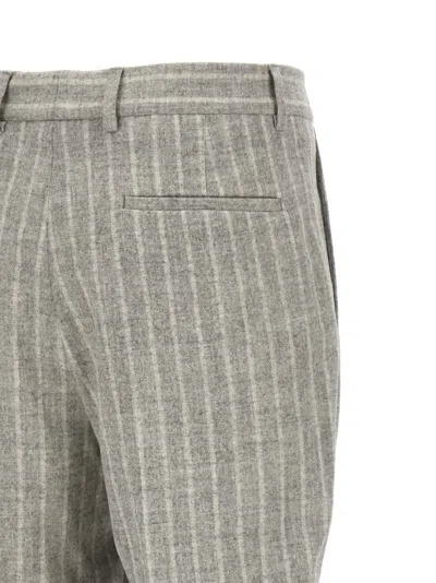 Shop Brunello Cucinelli Pinstripe Pants