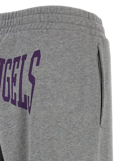 Shop Palm Angels 'college' Joggers In Gray