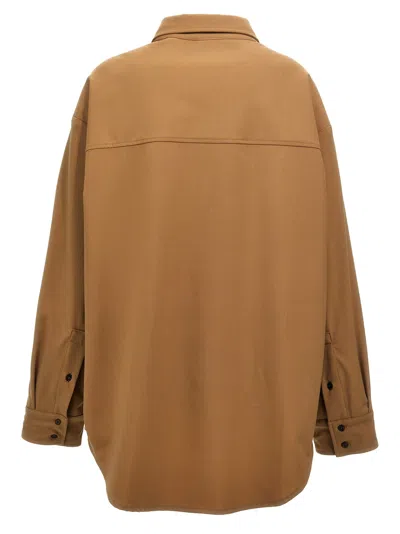 The Latest Thelatest 'andrea' Shirt In Brown