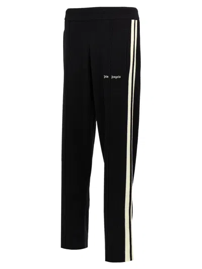 Shop Palm Angels 'classic Logo' Joggers In White/black