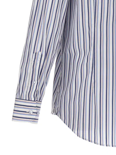 Etro Striped Cotton Shirt In Multicolor