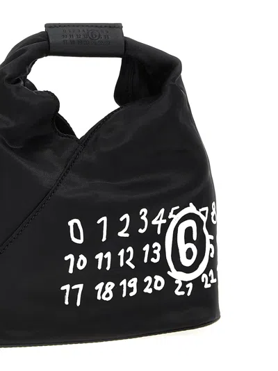 Mm6 Maison Margiela Mm6 By Maison Margiela Japanese Distinctive Fabric Finish Crossbody Bag In 黑色的