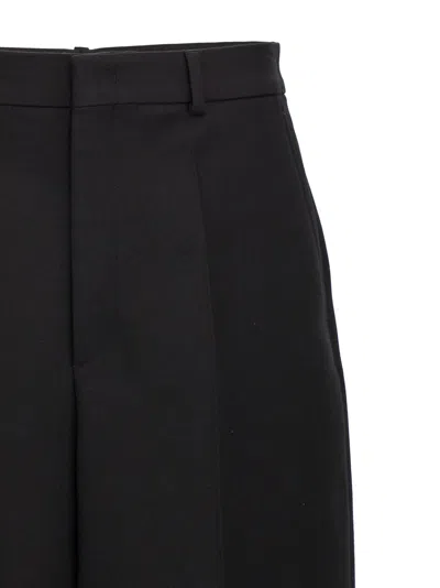 Valentino Formal Trousers With Pockets And Pleats In Black