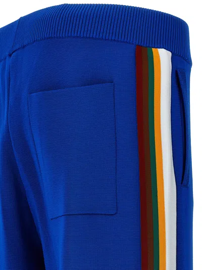 Wales Bonner Striped Side Panel Track Tide Joggers In Blue