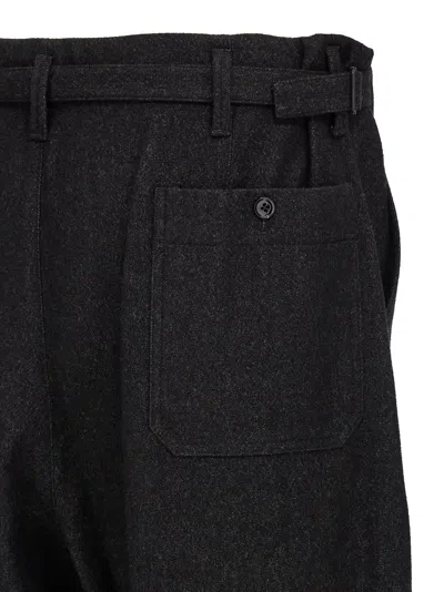 Shop Lemaire 'carrot' Pants In Gray