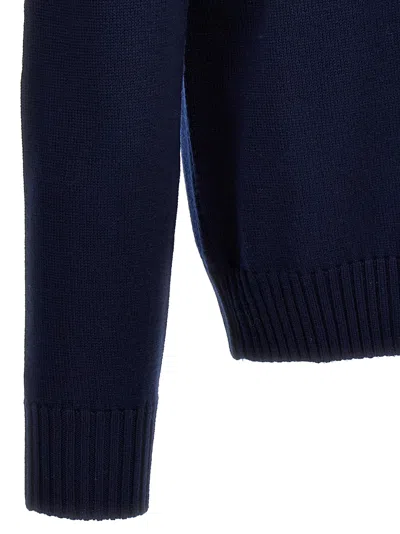 Ballantyne Merino Sweater In Blue