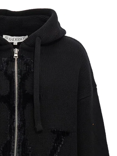 Jw Anderson Sweatshirt With Logo In Black