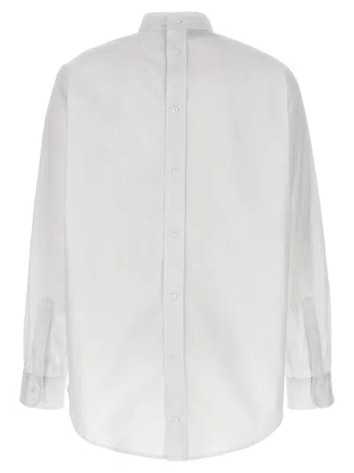 Fendi Poplin Cotton Shirt In White