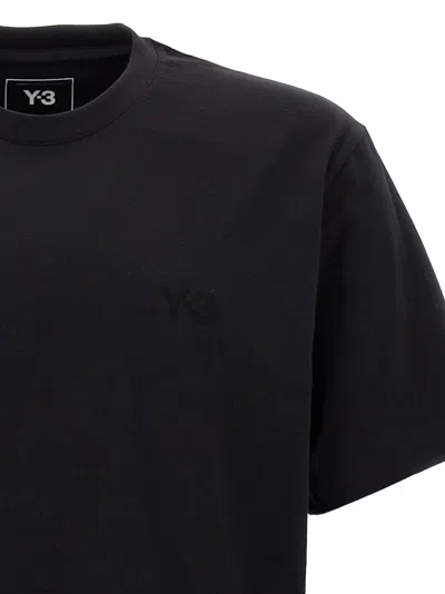 Y-3 Y 3 Logo Print T Shirt In Black