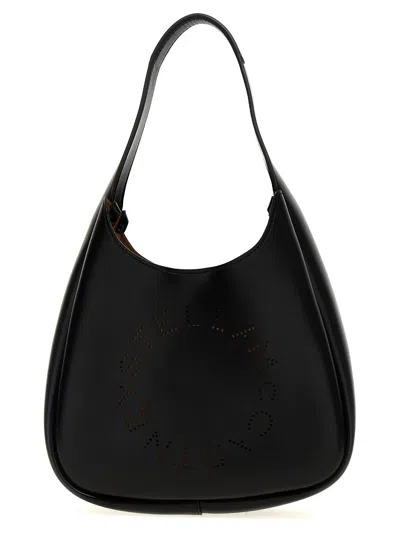 Shop Stella Mccartney 'small Hobo' Shoulder Bag In 黑色的