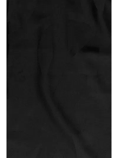 Saint Laurent Monogram Scarf In Black