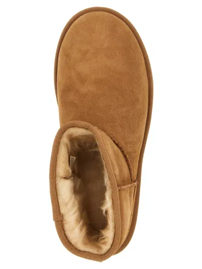 Ugg Mini Classic Ii Suede Ankle Boots In Brown