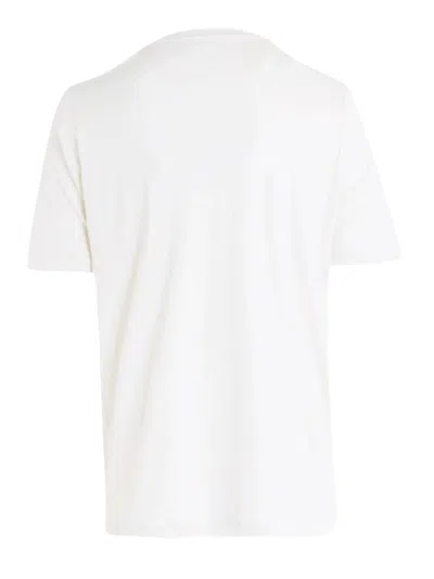 Shop Marco Pescarolo White Cotton Short Sleeved T Shirt