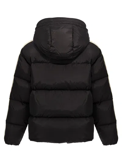 Shop Palm Angels 'hooded Track Down' Down Jacket