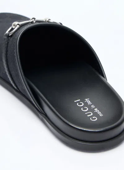 Gucci Morsetto Sabots In Black