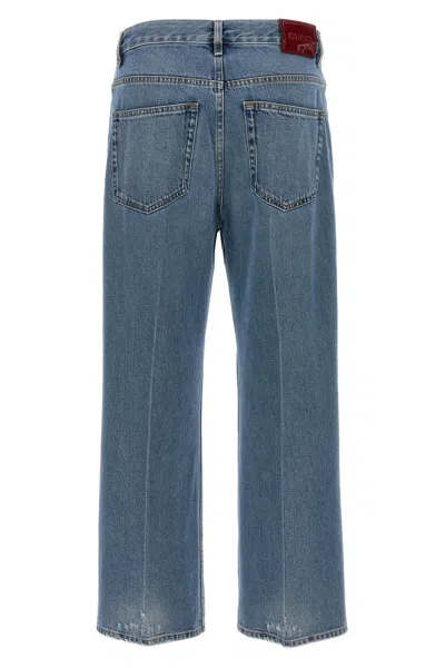 Gucci Cropped Jeans Light Blue In Blue