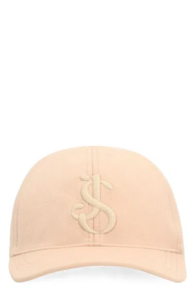 Jil Sander Women's Logo Baseball Cap | Size Xs | J02tc0105j35001 Color 233 In Sand