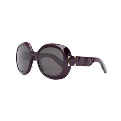 Dior Women's  Lady 9522 R2i Cd40114i 69s (60d0) Sunglasses In Garnet