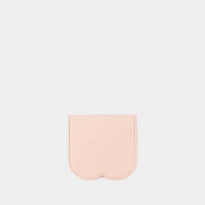 Burberry Chess Card Holder In Pink