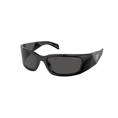 Prada Woman Sunglass Pr A14s In Black