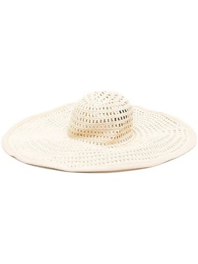 Missoni Crochet Hat In White