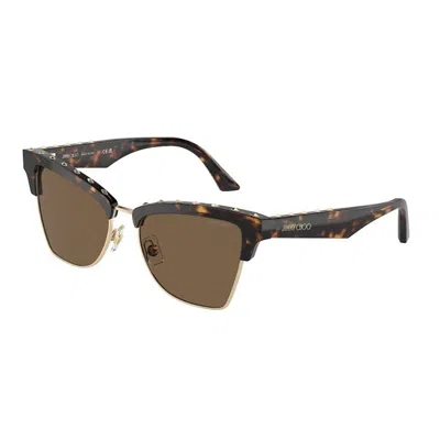 Jimmy Choo Woman Sunglasses Jc5014 In Brown