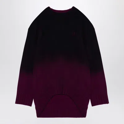 Attico Oversized Pink Degrade Jumper In Pink