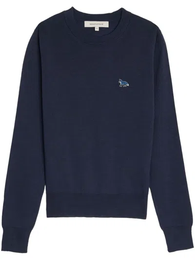 Maison Kitsuné Sweater In Blue