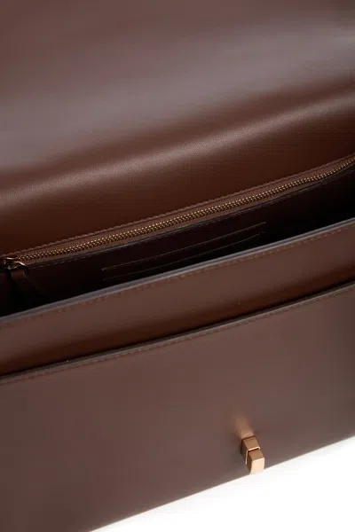 Gabriela Hearst Large Leonora Bag In Chocolate Leather In Chocolate