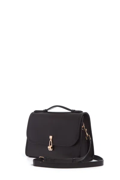 Gabriela Hearst Medium Leonora Bag In Black Leather In Black