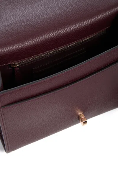 Gabriela Hearst Medium Leonora Bag In Bordeaux Grained Leather In Bordeaux